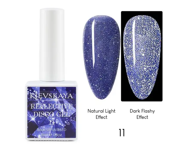 Oja semipermanenta KIEVSKAYA Reflective Disco- 11 - RD-11 - Everin.ro