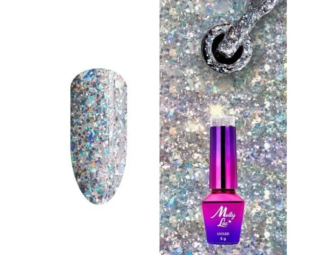 Oja semipermanenta Molly Lac Crushed Diamonds- 531 - 531 - Everin.ro