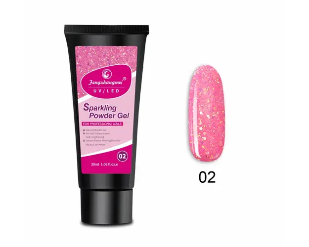 Polygel FSM Sparkling- 02 - SPK-02 - Everin.ro