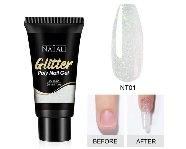 Polygel Glitter Natali NT01 - SPARKLE01 - Everin