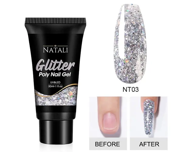 Polygel Glitter Natali NT03 30gr - NT01 - Everin