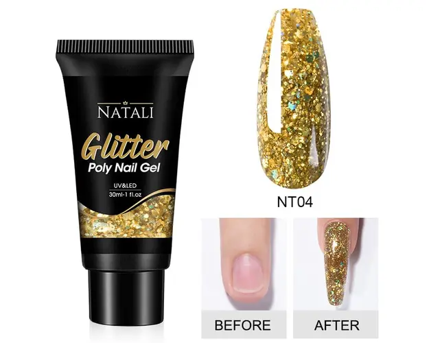 Polygel Glitter Natali NT04 30gr - NT01 - Everin