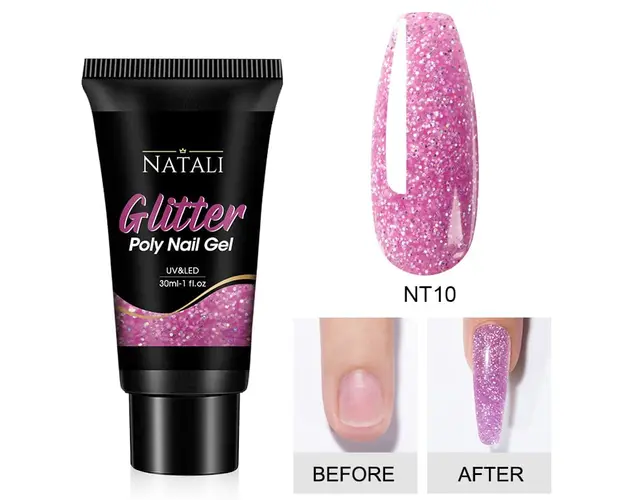 Polygel Glitter Natali NT10 30gr - NT02 - Everin