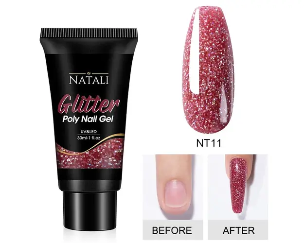 Polygel Glitter Natali NT11 30gr - NT03 - Everin