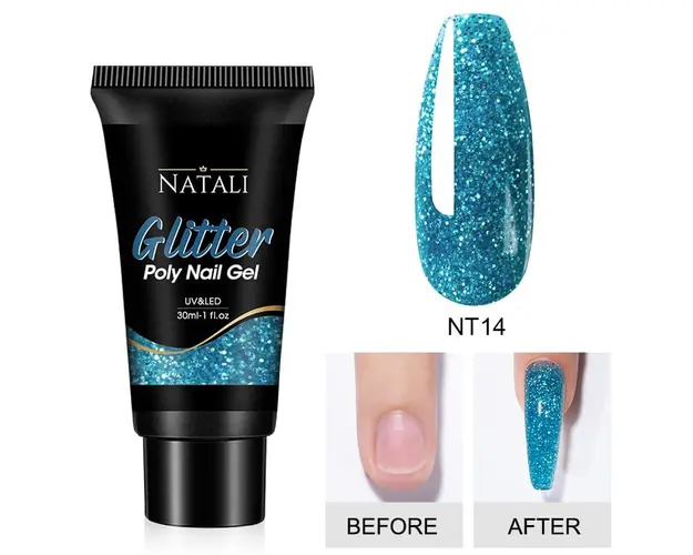 Polygel Glitter Natali NT14 30gr - NT06 - Everin
