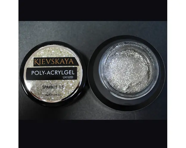 Poly-Acrylgel Sparkle Kievskaya 30gr-SPARKLE15 - SPARKLE15 - Everin.ro