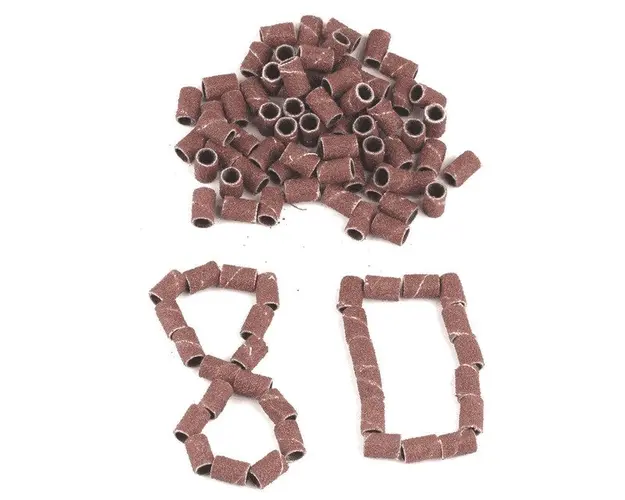 REZERVE SMIRGHEL SET 100 BUC. GRANULATIE #80 - S80 - Everin.ro