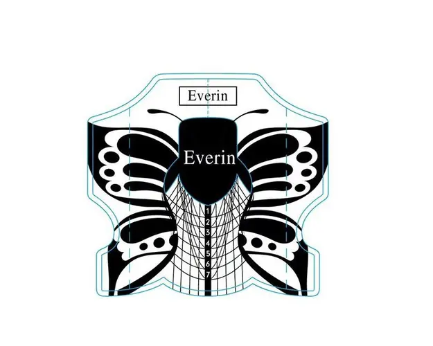 Sabloane Unghii Profesionale Everin rola 100buc. U14 - Everin