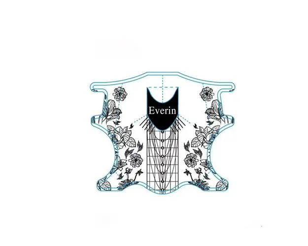 Sabloane Unghii Profesionale Everin rola 100buc. U90 - Everin