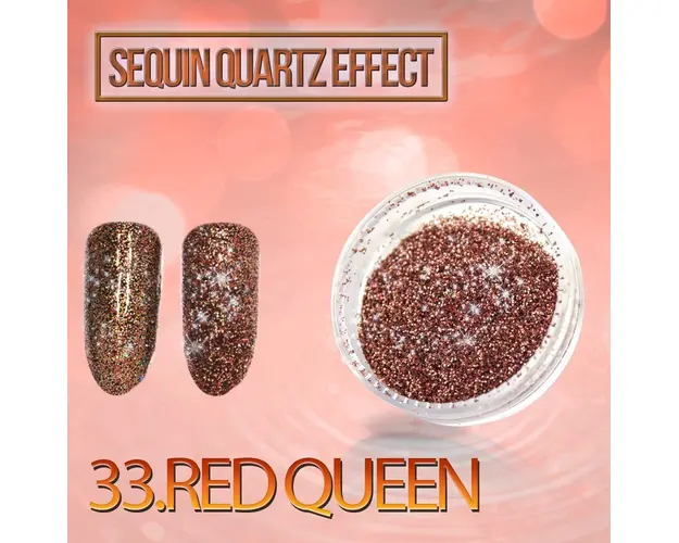 SCLIPICI HOLOGRAPHIC- RED QUEEN 33 - RQ-33 - Everin.ro