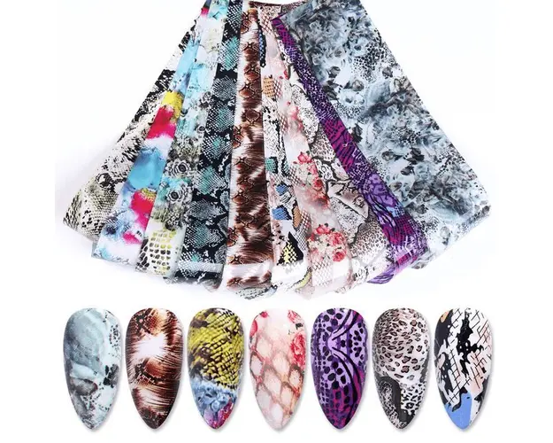 Set 10 folii de transfer 20x4cm. FT-RS10 - FT-RS10 - Everin.ro