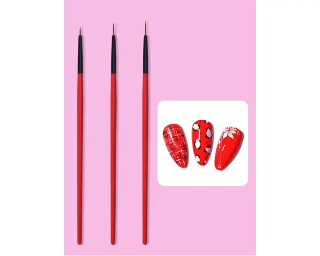 Set 3 pensule pictura RD-458D - RD-458D - Everin.ro