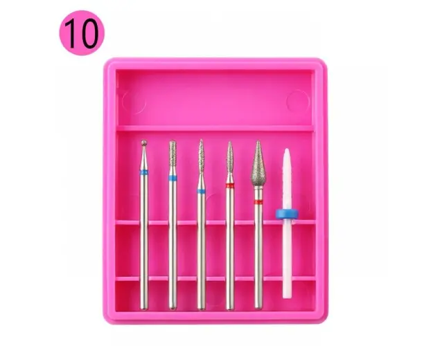 Set 6 capete de freza pink R10 - R10 - Everin.ro