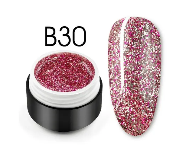 Shiny Platinum Color Gel B30 - B30 - Everin.ro