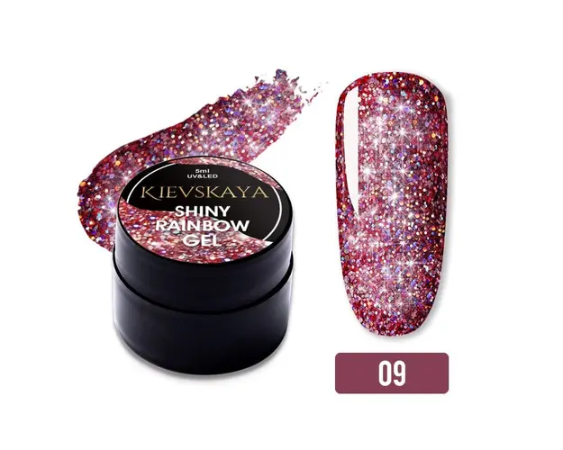 Shiny Rainbow Color gel KIEVSKAYA- 09 - Everin