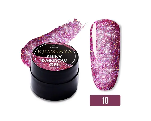 Shiny Rainbow Color gel KIEVSKAYA- 10 - Everin
