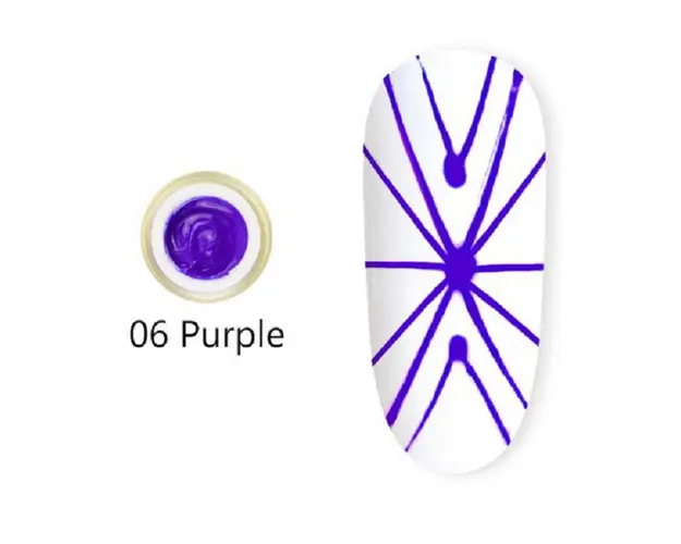 Spider Gel Nail Art CANNI 8ml Mov - SP6 - Everin.ro