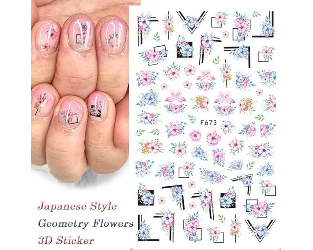 STICKER DECOR UNGHII F673 - F673 - Everin.ro