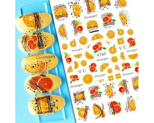 Sticker decor unghii F762 - F762 - Everin.ro