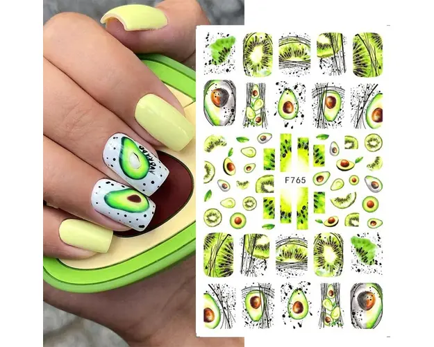 Sticker decor unghii f765 - F765 - Everin.ro