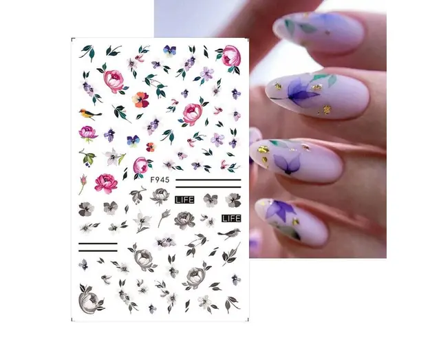 Sticker decor unghii F945 - F945 - Everin.ro