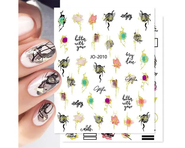 Sticker decor unghii JO-2010 - JO-1535 - EVERIN