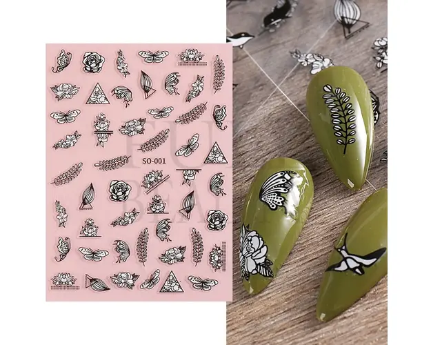 Sticker decor unghii SO-001 - SO-001 - Everin.ro