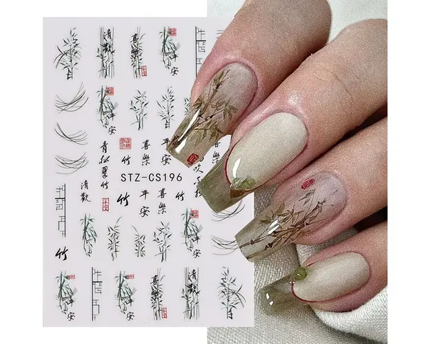 Sticker decor unghii STZ-CS196 - STZ-CS196 - Everin.ro