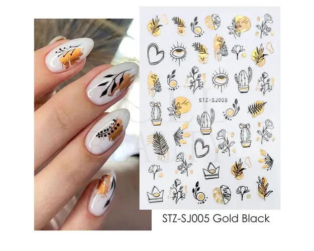 Sticker decor unghii STZ-SJ005 - STZ-SJ005 - Everin.ro
