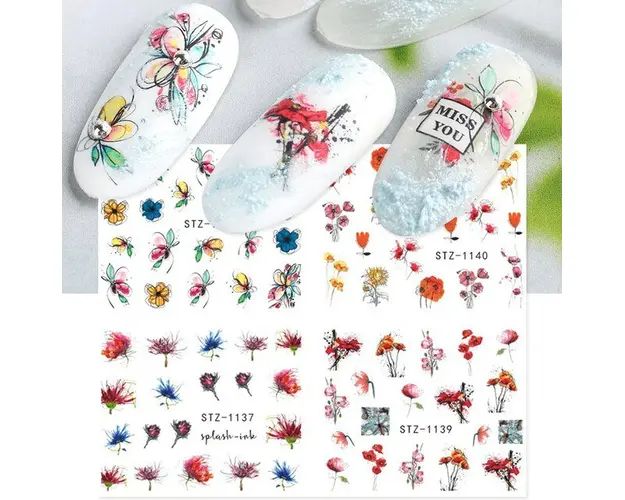 Tatuaj Decor Unghii 4 Modele I-01 - I-01 - Everin.ro