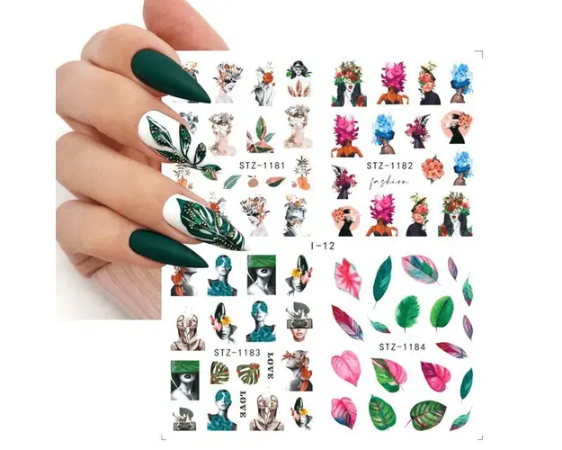 Tatuaj Decor Unghii 4 Modele I-12 - I-12 - Everin.ro