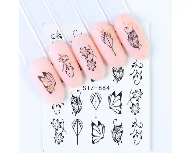 Tatuaj decor unghii STZ-884 - STZ884 - Everin.ro