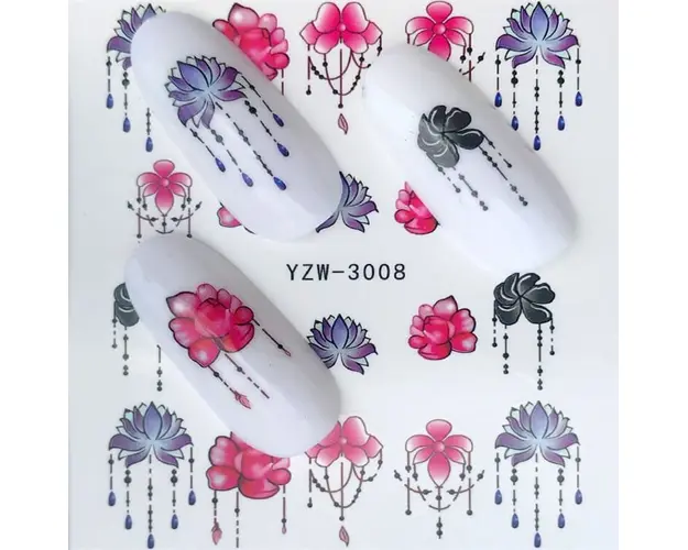 Tatuaj decor unghii YZW-3008 - YZW-3008 - Everin.ro