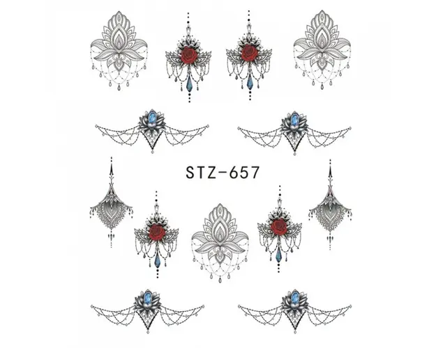 Tatuaj decor unghii YZW-3016 - YZW-3016 - Everin.ro