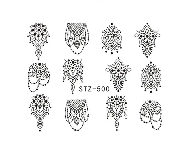 Tatuaj decor unghii YZW-3017 - YZW-3017 - Everin.ro