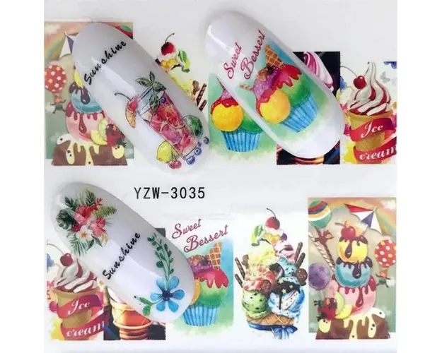 Tatuaj decor unghii YZW-3035 - YZW-3035 - Everin.ro