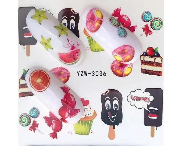 Tatuaj decor unghii YZW-3036 - YZW-3036 - Everin.ro