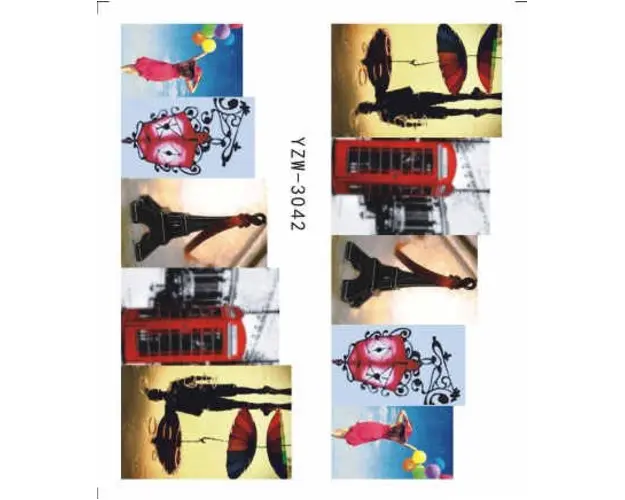 Tatuaj decor unghii YZW-3042 - YZW-3042 - Everin.ro