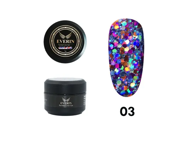 Twinkle color gel Everin- 03 - TE03 - Everin.ro