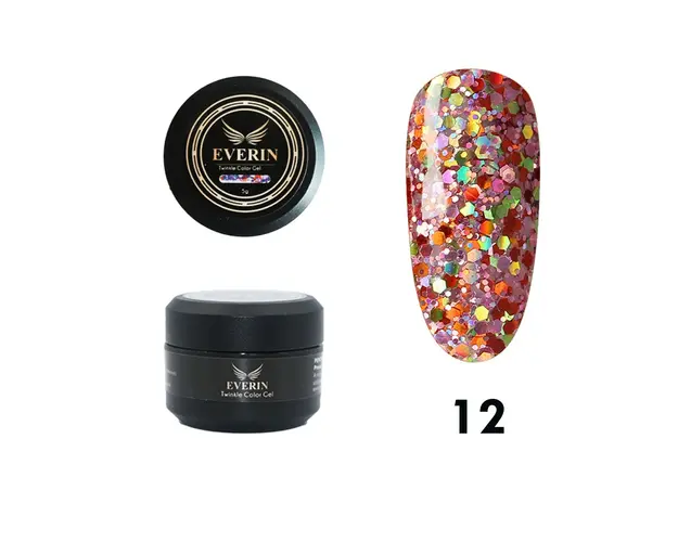 Twinkle color gel Everin- 012 - TE12 - Everin.ro
