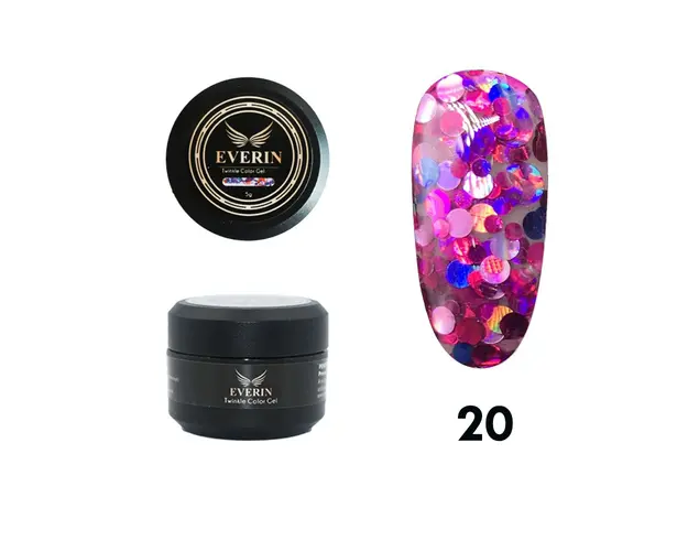 Twinkle color gel Everin- 020 - TE20 - Everin.ro