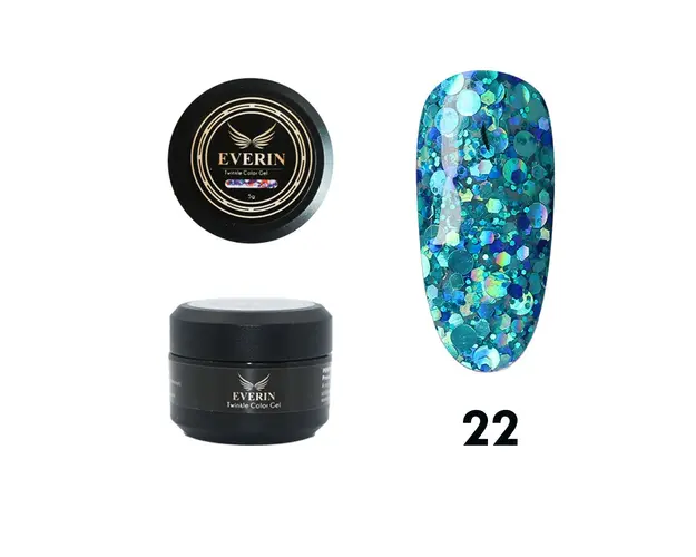 Twinkle color gel Everin- 022 - TE22 - Everin.ro