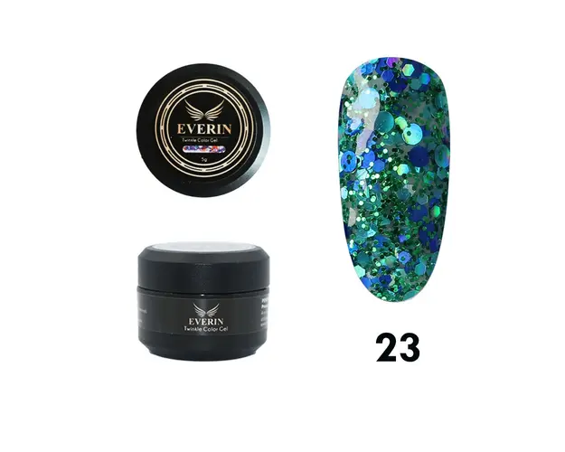 Twinkle color gel Everin- 023 - TE23 - Everin.ro