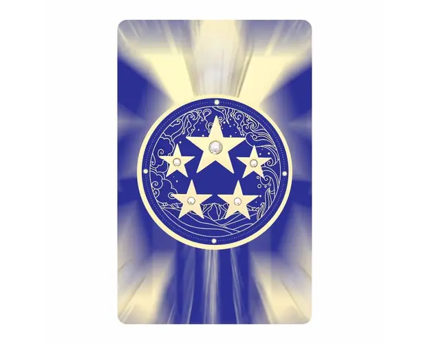 Card de protectie cu amuleta celor 5 stele  amuleta anuala a celor 5 stele