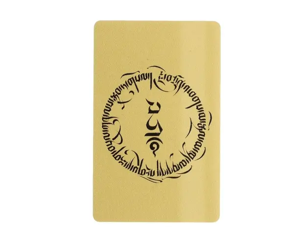 Card pentru protectie cu Tara Albastra GAU importiva obstacolelor, bolii, razboiului, magiei negre si sufletelor rele,