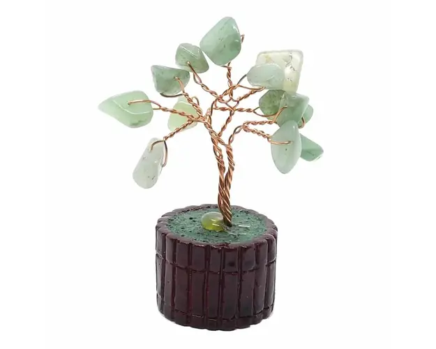 Copac Feng Shui cu aventurin 7,5 cm inaltime