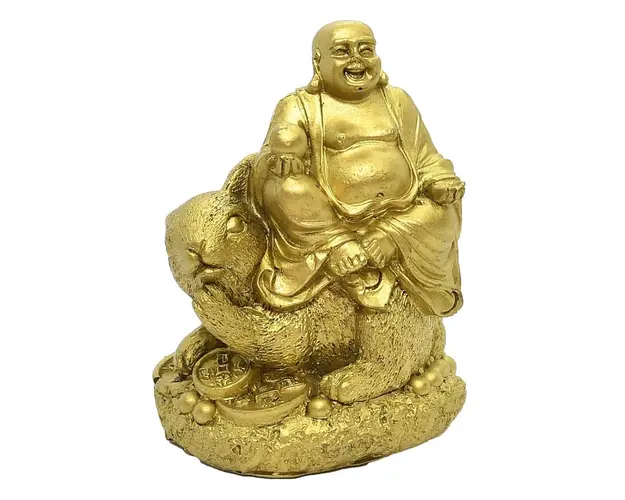 Iepure cu Buddha razand si monede