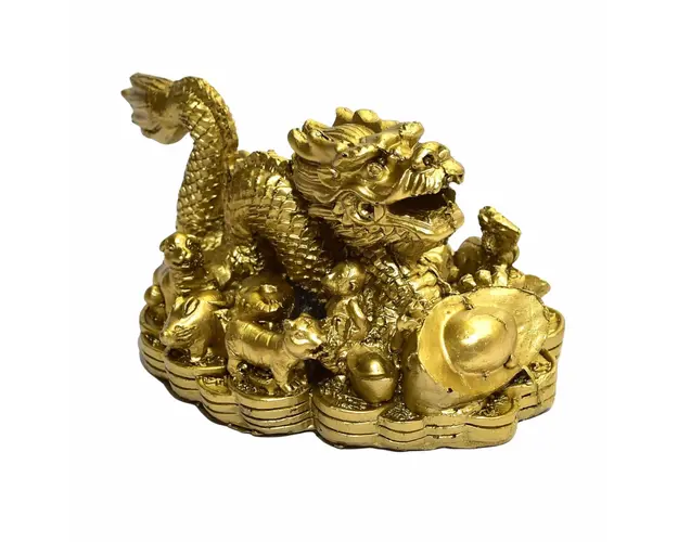 Dragon cu pepita si cele 12 zodii