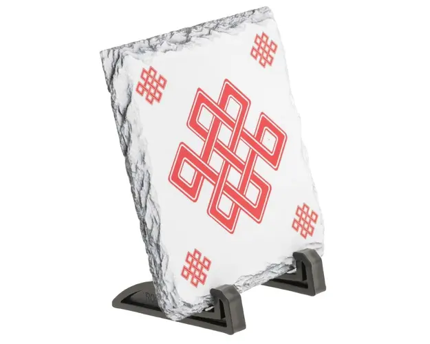 Placa ( placheta ) cu nod mistic pe piatra