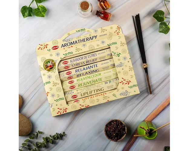 Set betisoare parfumate AROMATHERAPY cu 6 esente